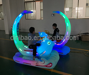 Conception attrayante Kids Amusement Dolphin Voitures à batterie pour Park Stall - Product Image 3