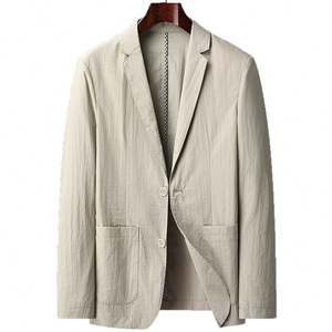 <span class=keywords><strong>Costume</strong></span> de loisirs pour homme Printemps-Automne 2026 – <span class=keywords><strong>Veste</strong></span> de <span class=keywords><strong>costume</strong></span> jeune homme confortable à simple boutonnage, sans <span class=keywords><strong>repassage</strong></span> - Product Image 5