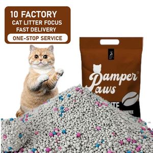 OEM Blended <b>cat</b> Litter, Customizable Design, Fast Absorption, Dust-free, Pet-grade Bentonite <b>cat</b> Litter. - Product Image 1