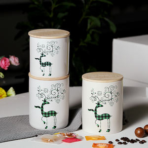 Маленький размер, 250 мл, украшение для дома на День святого Валентина, прочный ODM & OEM керамический белый матовый контейнер для свечей с крышкой - Product Image 5