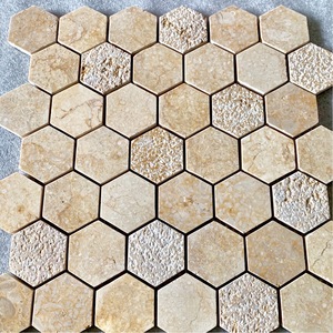 Faith Stone Best Price Natural Marble Mosaic <strong>Tile</strong> Kitchen Backsplash <strong>Floor</strong> <strong>Tile</strong> Marble <strong>Hexagon</strong> Mosaic <strong>Tile</strong> - Product Image 3