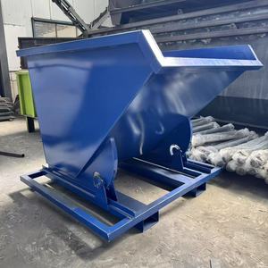 Contenedor de Acero con Volquete, Contenedor de Acero Resistente con Volquete Automático, Contenedor con Recubrimiento Galvanizado - Product Image 1