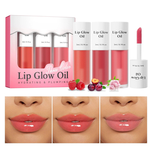 Huile à lèvres teintée nourrissante végétalienne aux fruits, marque privée en gros MLM, Aceite Labial - Product Image 3
