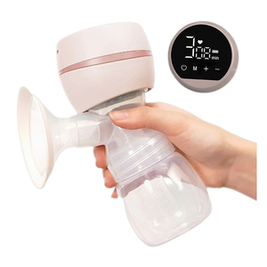 Tire-lait électrique portable avec biberon pour bébé, sans BPA, puissant, en <span class=keywords><strong>silicone</strong></span>, accessoires d'allaitement pour bébé - Product Image 1