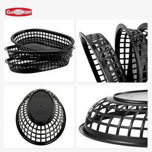 Cestas de fritura ovaladas modernas de PP ecológicas para presentación de comida de restaurante - Product Image 4