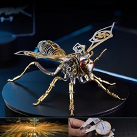 Energinox Acier Inoxydable enfants Anime Abeille Jouet pour Enfants Animal 3D DIY Métal Puzzle Modèle