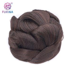 2023 nouveau chignon de cheveux outil désordonné diamant bande de cheveux <span class=keywords><strong>sapin</strong></span> chignon pour fille blanche - Product Image 2