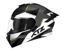 TOOP Factory DOT Certification Personnaliser Logo Flip up Casque de moto Big Spoiler avec lumière LED Casque de moteur modulaire pour hommes