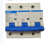 Disjoncteur miniature (MCB) CHINT NXB-125 6KA 4P 80A/100A/125A 400V/230V 50/60Hz Protection LSI Courbe BCD C