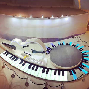 Lumières de scène en brique linéaire Escalier de piano Étape Musique Étape Éclairage Clé de piano Lampe souterraine Note de musique Éclairage à induction - Product Image 4