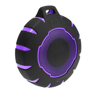 Minialtavoz de ducha con Bluetooth, dispositivo electrónico con luces RGB de colores - Product Image 1