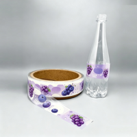 Rouleau de film rétractable en PVC de haute qualité et durable, 0,03-0,05 mm, pour l'emballage des boissons