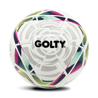 GOLTY GSM-3020 Taille 5 Poids 420-450G et Circonférence 680-700MM avec Design Personnalisé Gratuit Faible Élasticité 70-80cm Football