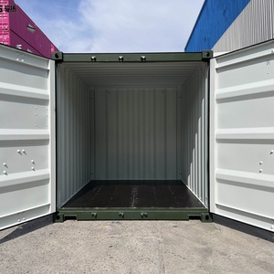 ตู้คอนเทนเนอร์เหล็กคอร์เทนแบบพกพาสั่งทำพิเศษ ขนาด 10 ฟุต 8 ฟุต 12 ฟุต 20 ฟุต สำหรับขาย ตู้เก็บของขนาด 10 ฟุต 10GP - Product Image 3
