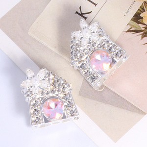 2025 New Design Lucite Crystal Windmill House Beads Rhinestone Loose Beads for DIY Jewelry <b>Pens</b> & Phone Chains Accessories - Product Image 6