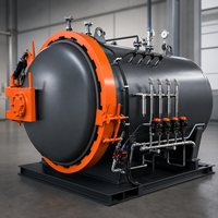 Four de polymérisation composite ISO ASME pour la recherche universitaire avec chauffage électrique et système d'enregistrement des données