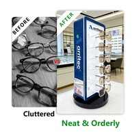 Support de présentation rotatif en acrylique pour lunettes, présentoir de lunettes de soleil, présentoir pour magasins de vente au détail d'optique