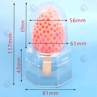Boîte à gâteau au fromage triangulaire en gros avec couvercle transparent, plateau en carton plastique pour tranches de gâteau, contenants à dessert et sandwichs, boîte à gâteau