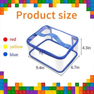 Bolsa de Almacenamiento de Juguetes de PVC Transparente con Asa, Organizador Portátil de Bloques de Construcción, Estuche con Cierre para Niños, Hogar y Viajes - Product Image 2
