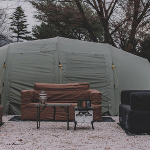 Divano Gonfiabile Automatico in Tessuto con Pompa Wireless Integrata, Poltrona Doppia Autogonfiabile per Campeggio - Product Image 2