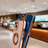 NEW CD pattern women love tpu phone cover with lens protector plating soft case pour iphone 15 14 pro max 13 12