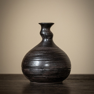 Stoneware Zen Desktop Ceramic Decoration Pottery Pot Hydroponic Flower Pot <strong>Small</strong> <strong>Vase</strong> Table <strong>Vase</strong> - Product Image 3