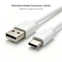 Cable de Carga Rápida USB-C a USB-C de 60W PD con Núcleo de Cobre Puro, Sincronización de Datos USB2.0 a 480Mbps, Revestimiento de TPE, Longitud Personalizada