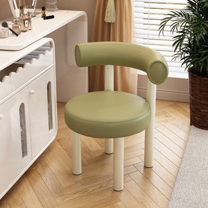 <span class=keywords><strong>Sedia</strong></span> da Pranzo Moderna in Pelle con Gambe in Metallo, Lusso Bianco Rosa Grigio, per Soggiorno, Ristorante, Hotel, Trucco - Vendita all'Ingrosso - Product Image 2