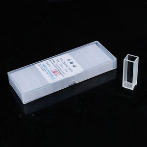 Spectromètre de laboratoire Transmittance ultraviolette UV Cellule à flux optique Cuvette en verre de quartz avec couvercle à vis - Product Image 6