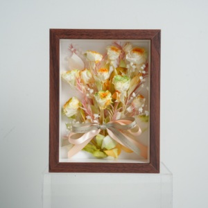 Cadre photo 3D en bois fait main pour fleurs préservées, boîte à ombre pour roses éternelles, cadre en verre pour décoration intérieure - Product Image 1