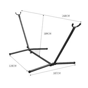 Hamac suspendu avec support pour l'extérieur, personnalisable, pour jardin, parc, balcon, salon, chambre, idéal pour la détente et le sommeil - Product Image 2