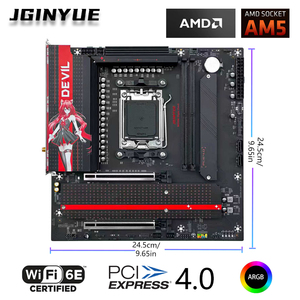 Tarjeta Madre JGINYUE B650 M ATX Night Devil DDR5, Nueva Memoria de Escritorio, Admite hasta 96GB DDR5 para un Rendimiento Rápido Formulario - Product Image 5