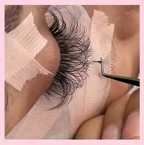 Free Sample 6-25mm Volume Velvet 0.03 Soft Silk Cashmere <strong>Mink</strong> <strong>Eyelash</strong> <strong>Extensions</strong> Dark Matte Black Lash <strong>Extension</strong> Trays - Product Image 3