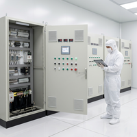 Armoire de commande électrique industrielle personnalisée IP54 en acier au carbone, boîte de distribution, système d'automatisation pour les lignes de production en usine