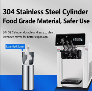Machines à crème glacée et équipements de transformation populaires en acier inoxydable certifiés Energy <span class=keywords><strong>Star</strong></span> à haut rendement pour les stands commerciaux - Product Image 6