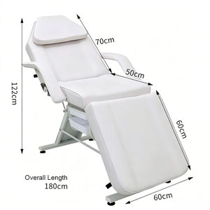 Cama de Masaje Moderna Multifuncional Ajustable, Cama Plegable de PVC para Salón de Belleza, Spa y Centro de Bienestar - Product Image 3