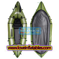 Bateau pneumatique léger en TPU pour eaux vives, packraft