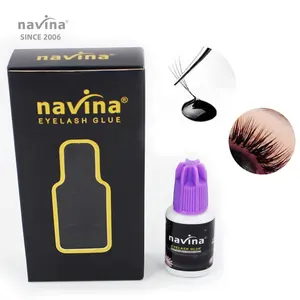 navina eyelash adhesive 2 sec fast drying long lasting 50 days more safety lash glue for eyelash extension