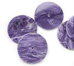 قرص من الأحجار الكريمة شبه الشارويت الطبيعي النادر والمكلف لساعات المعصم - Product Image 3