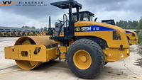 Rouleau de route SEM 512 12 tonnes utilisé de haute qualité avec moteur et moteur fabricant chinois bon marché à vendre