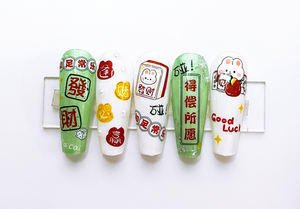 TSZS – autocollants pour ongles à motif de lapin, haute qualité, vente en gros, autocollants de <span class=keywords><strong>printemps</strong></span> <span class=keywords><strong>2023</strong></span>, autocollants de vernis à ongles en Gel auto-adhésifs - Product Image 6