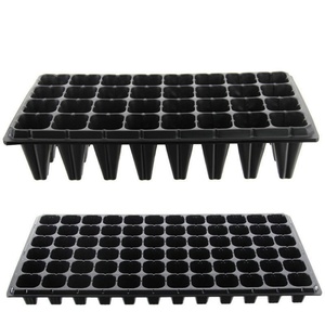 Bandejas de Semillero Duraderas de PS con 21-128 Celdas, Cuadradas, de Plástico, para Germinación de Plantas, Flores y Vegetales de Jardín - Product Image 1