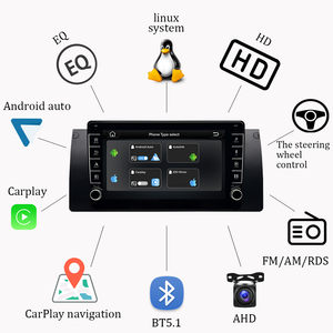 Reproductor Multimedia de DVD con Pantalla Táctil de Alta Calidad de 8 Pulgadas para BMW Serie 5 E38 E39, con Navegación GPS Integrada, Radio Estéreo - Product Image 2