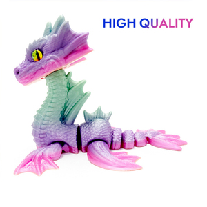 Mini-dragon marin imprimé en 3D pour enfants et adolescents, jouets et décorations uniques pour enfants, jouets de dragon mystérieux, cadeaux pour garçons et filles - Product Image 5