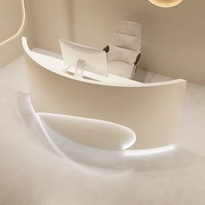 Office Building Wooden <strong>Black</strong> Reception <strong>Desk</strong> Counter Table <strong>Small</strong> Beauty Hair Nail Salon Front <strong>Desk</strong> for Sale - Product Image 3
