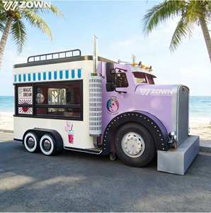 Camion de restauration rapide électrique sur mesure, chariot de restauration mobile multifonctionnel pour les entreprises commerciales en plein air - Product Image 1