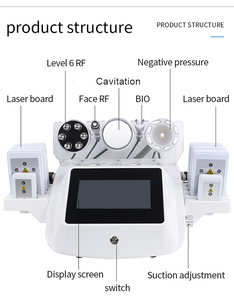 Máquina 6 en 1 para Reafirmar la Piel y Quemar Grasa, Resultados Visibles para Abdomen, Muslos y Brazos, Diseño Ergonómico para un Tratamiento Eficaz - Product Image 2