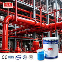 Revêtement protecteur universel en polyuréthane acrylique pour murs extérieurs de pipelines thermiques municipaux et structures en acier anticorrosion
