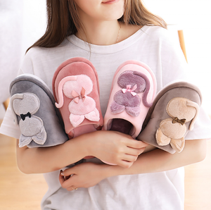Chaussons d'hiver pour femmes, chaussures de chat de dessin animé, chaussons d'intérieur doux et chauds pour l'hiver, chaussons de chambre à coucher pour les couples, chaussures en dropshipping - Product Image 2