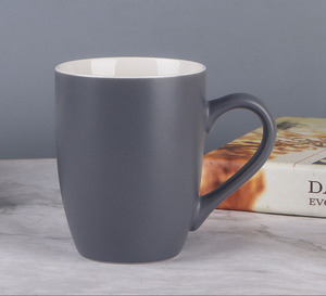 Tazza a tamburo color caramella tazza da caffè coreana tazza da acqua per ufficio lettering logo personalizzato tazza moderna in ceramica minimalista - Product Image 5